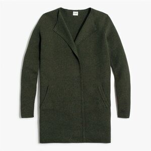 J. Crew Women's Olive Green Cardigan Sweater